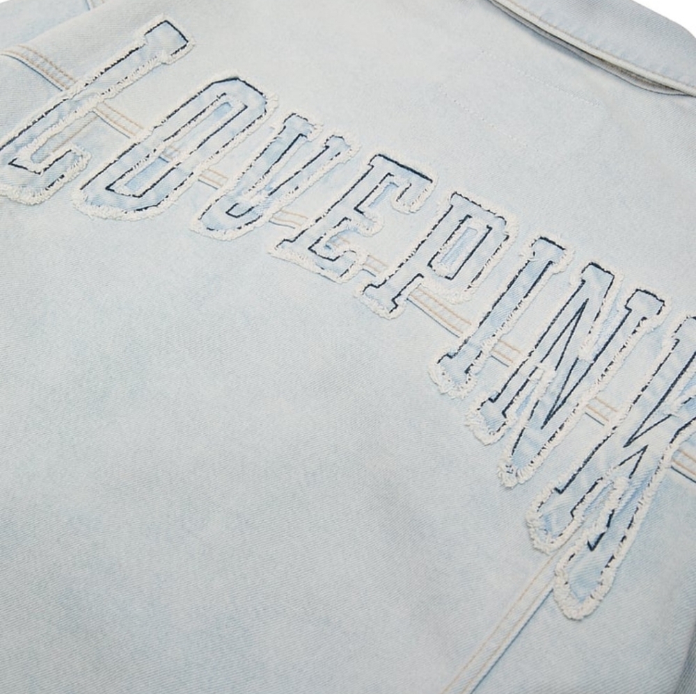 Nwt PINK BRAND Oversized LG Light Blue Denim Jacket Read Full Post.Limited Editi - Picture 4 of 8